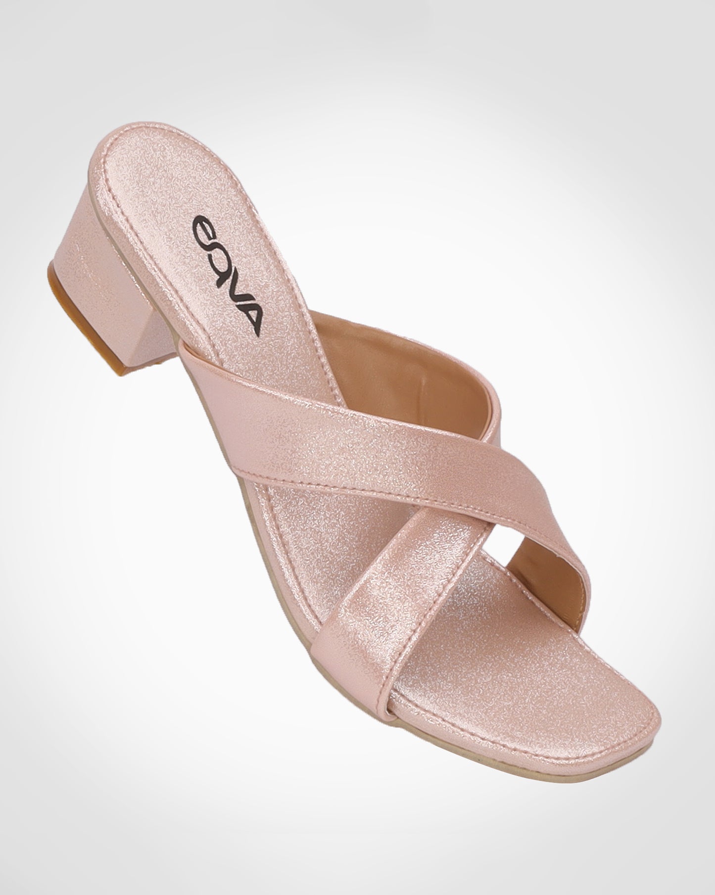 Open Toe Block Heels - 6119