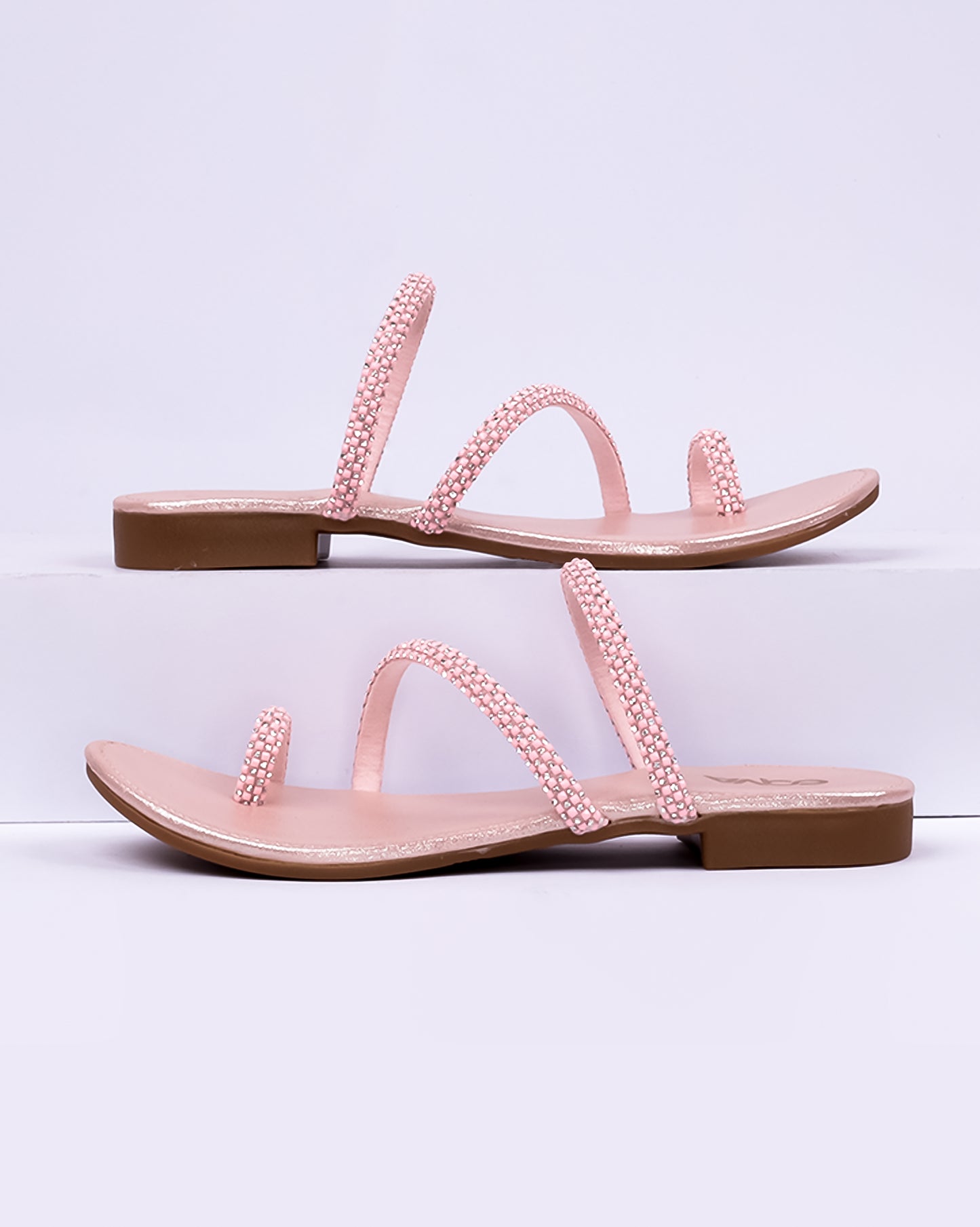 Women Solid One Toe Flats - R5142