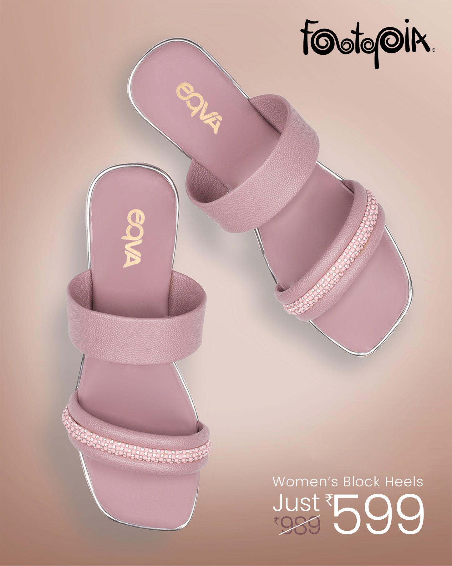 Open Toe Women Heels - R5219