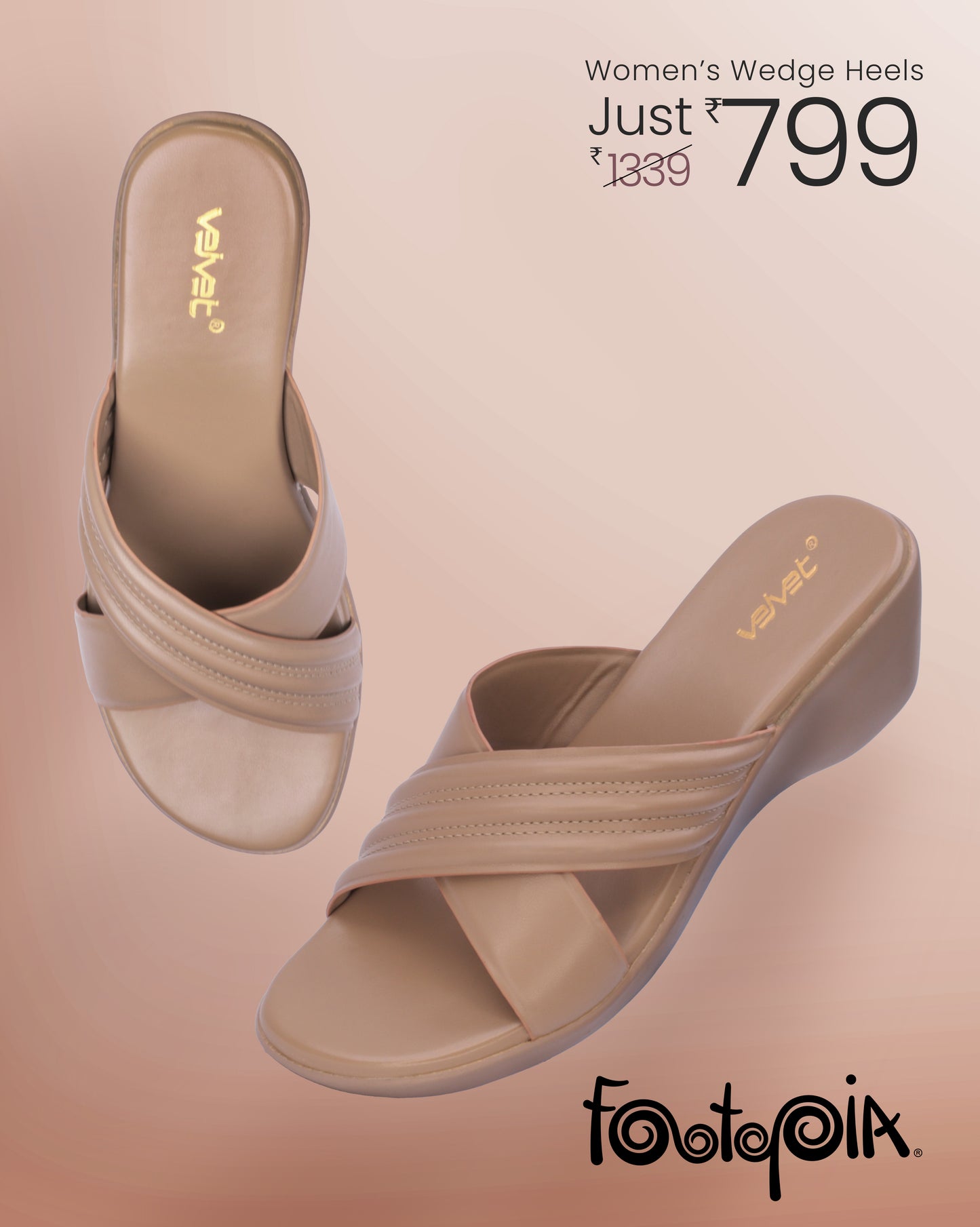 Women Wedges Heels Sandals - B422