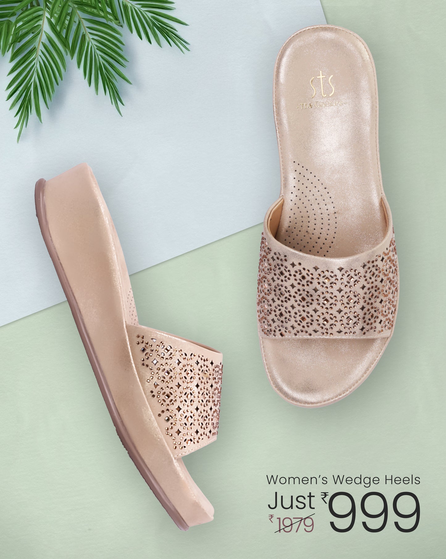 Women Open Toe Wedges - 100054