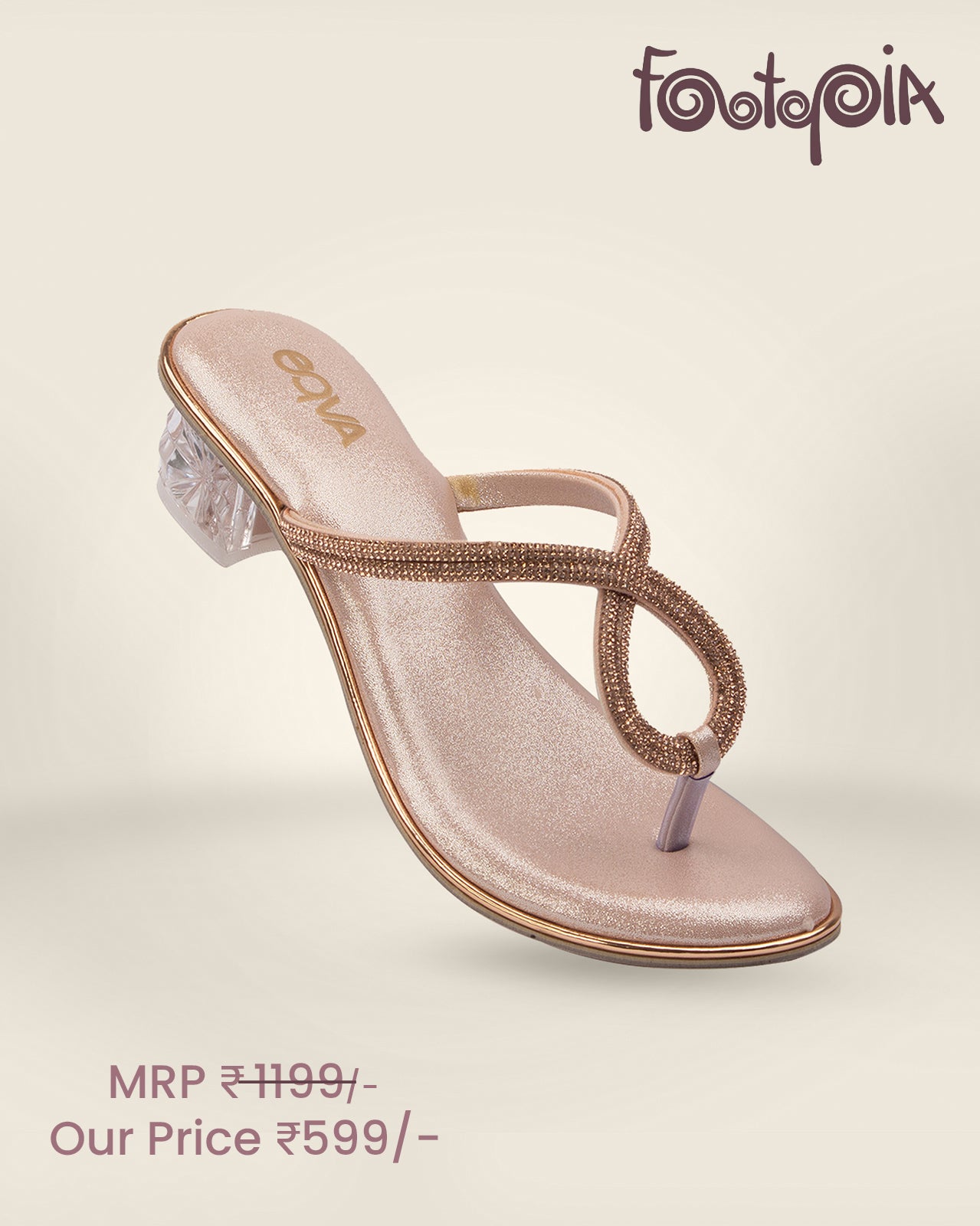 Women Open Toe Block Heels - W2386