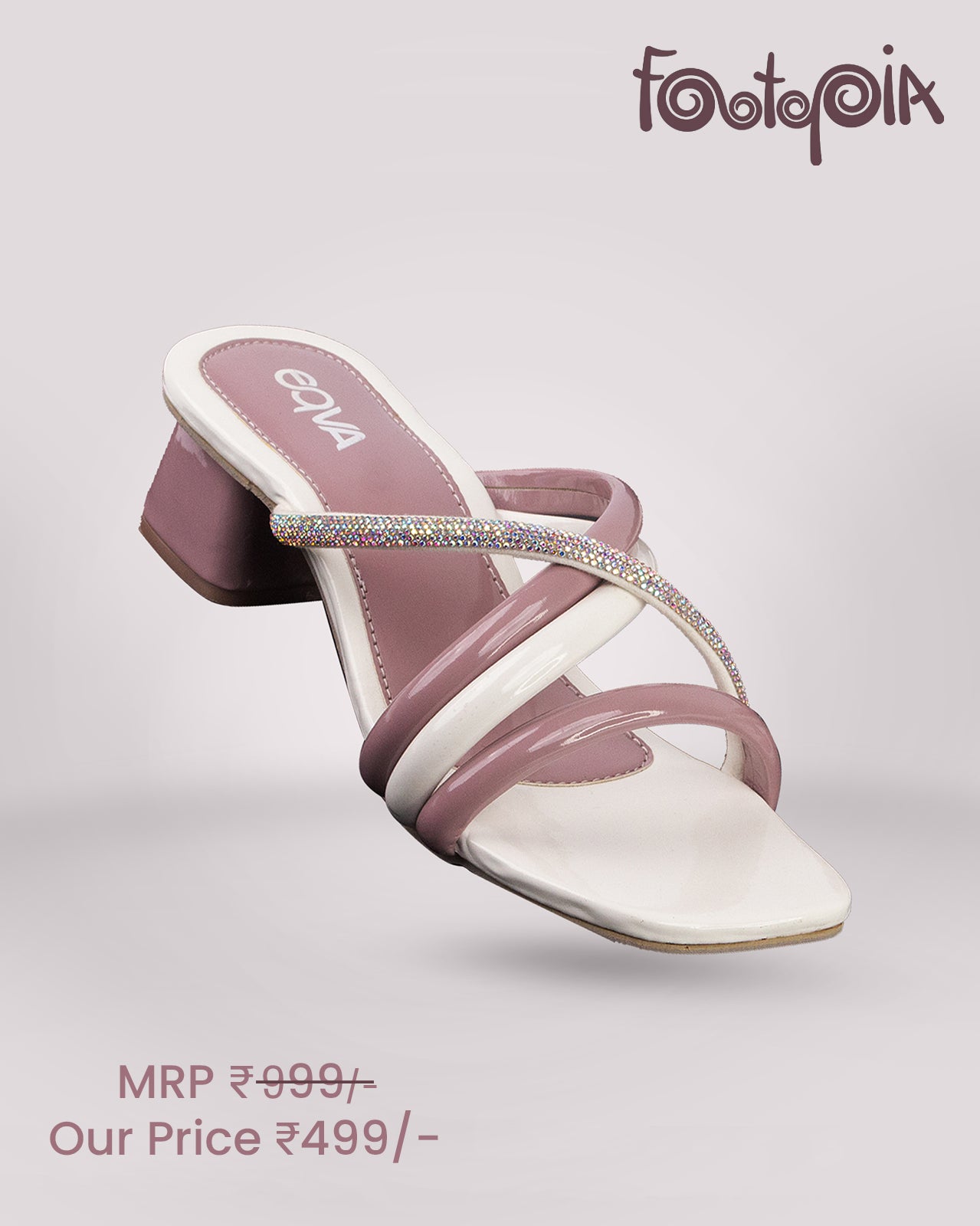 Open Toe Women Block Heels - R5235
