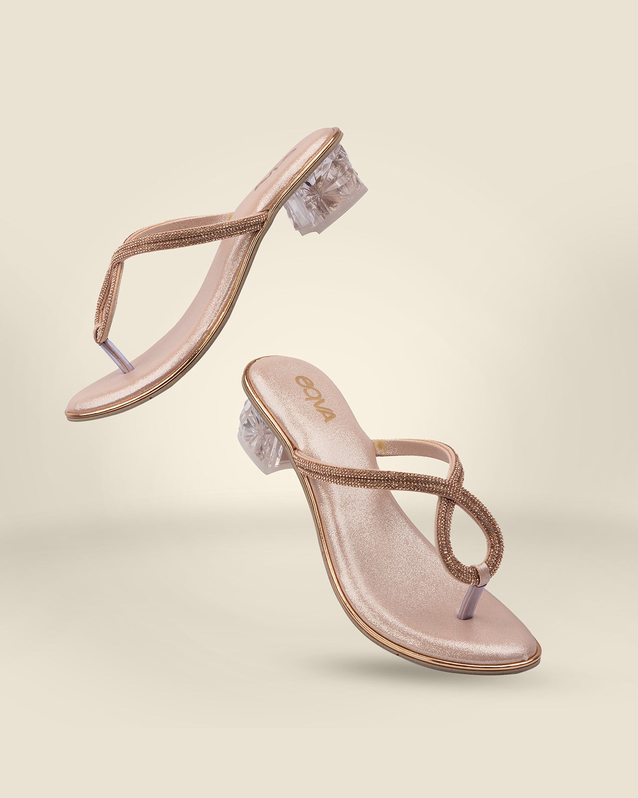 Women Open Toe Block Heels - W2386