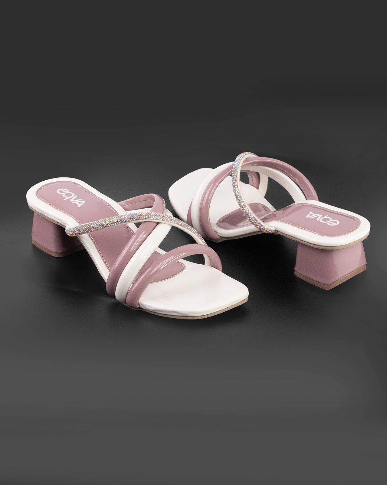 Open Toe Women Block Heels - R5235