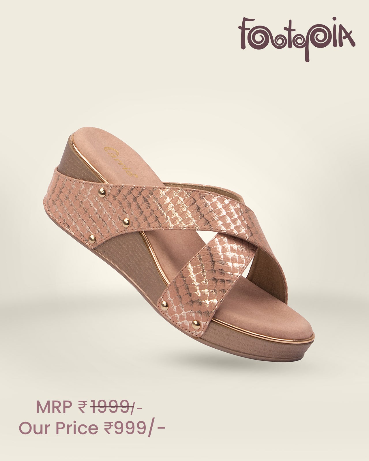 Embellished Wedge Heels - K809448