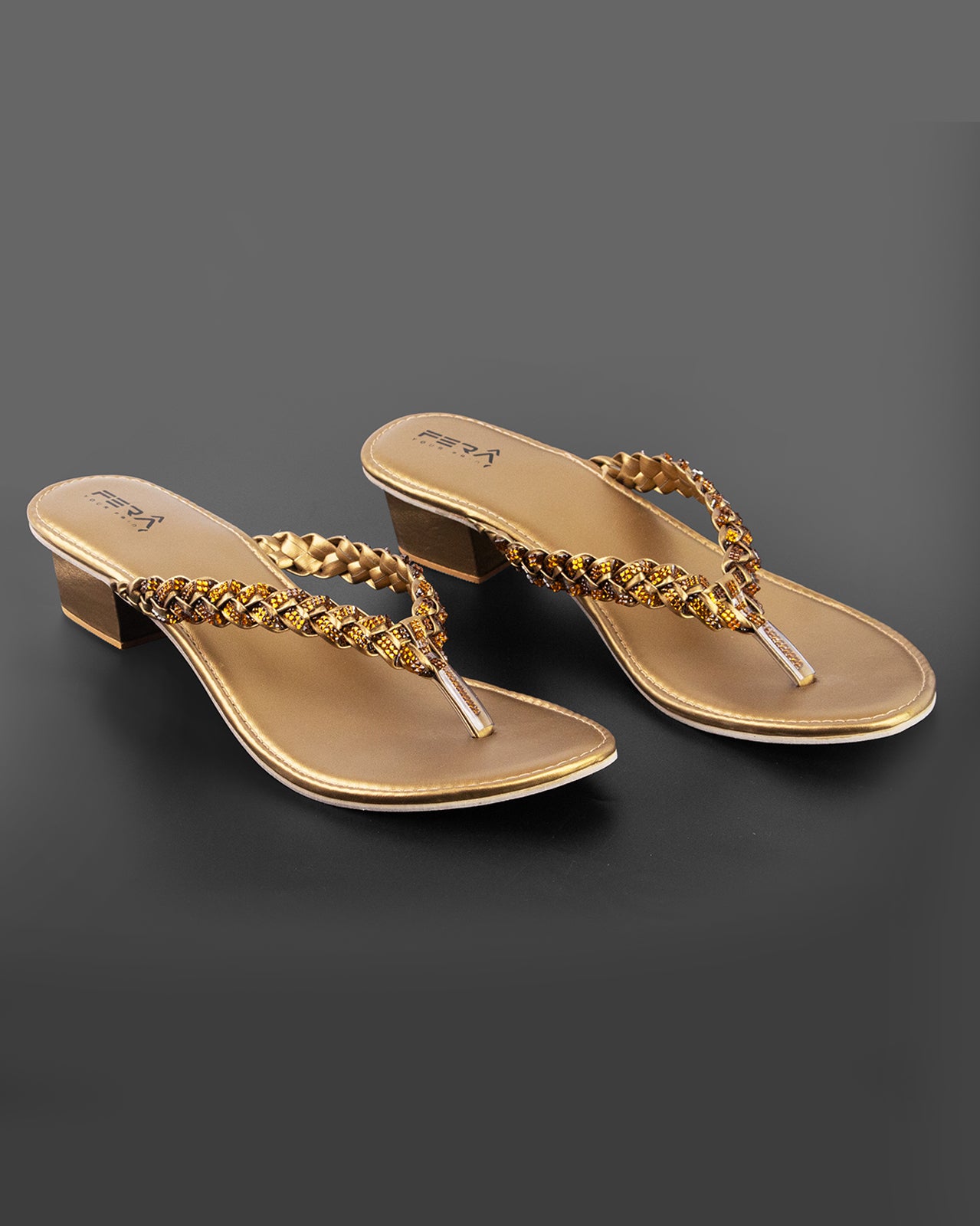 Embellished Women Open Toe Flats - R3943