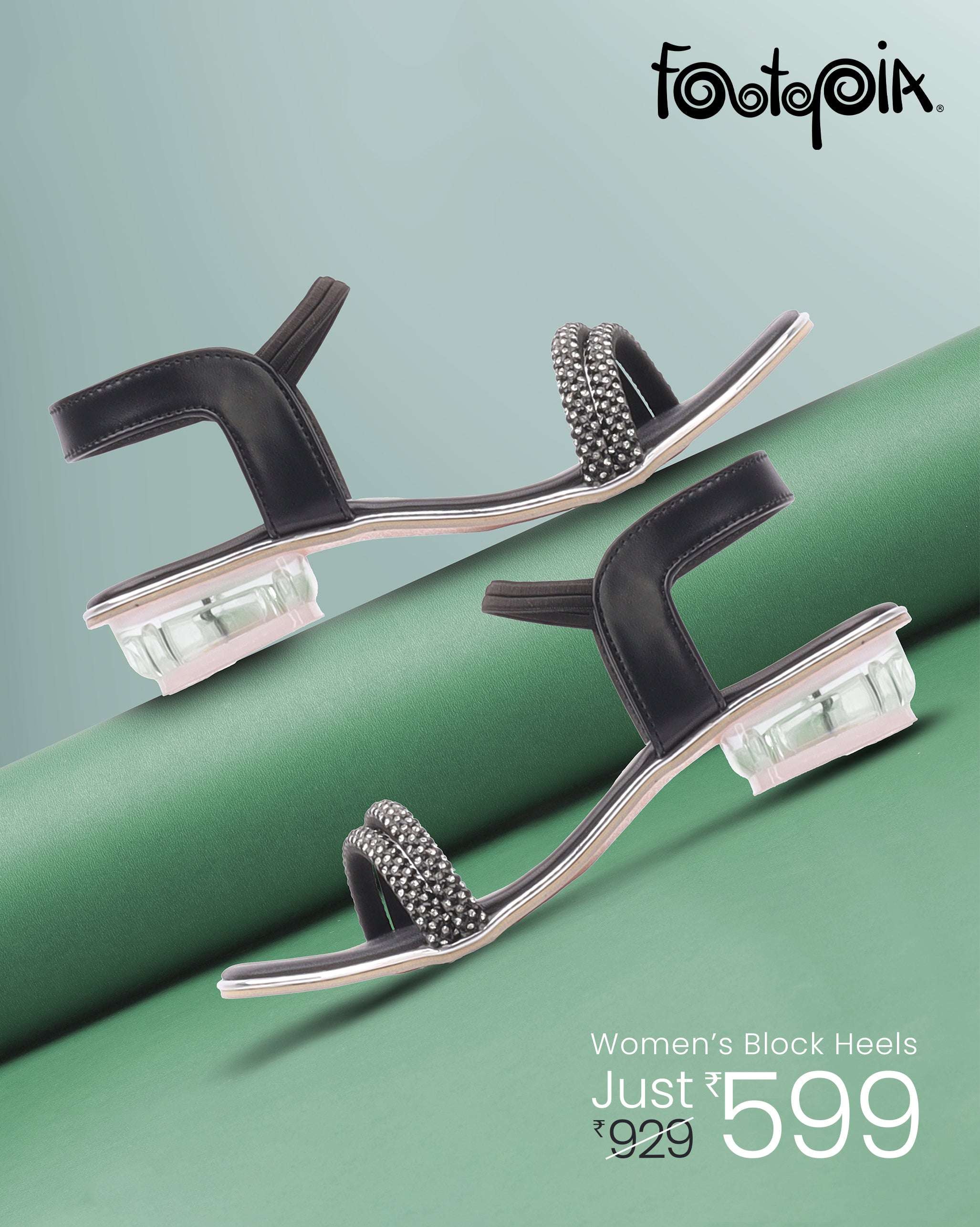 Footopia Map Open Toe Block Heels - R5106 – FOOTOPIA